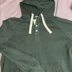 Quarter buttton hoodie
